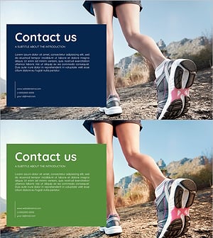 Contact Page in Jogging Background – A Start to Health and Communication