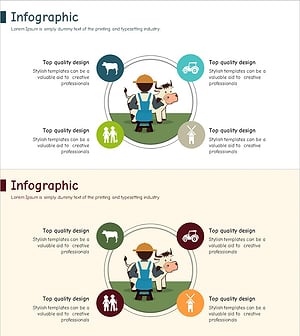 동물농장 인포그래픽 아이콘 다이어그램