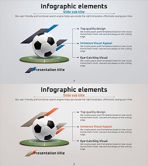 축구 경기 세부 전략 슬라이드 – 경쟁력 있는 운영 계획