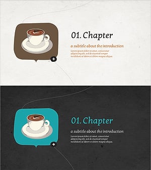 바리스타 템플릿 챕터 – 커피의 매력을 담은 프레젠테이션