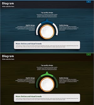밀가루 활용법을 위한 창의적인 다이어그램 슬라이드