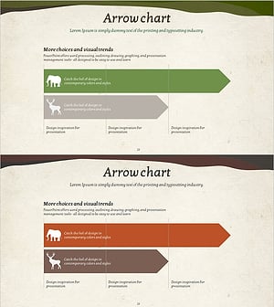 Animal Nature Protection Future Development Direction Arrow