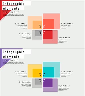 Mosaic Box Diagram – Presenting Business Strategy and Vision