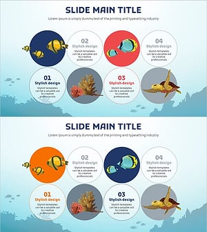 해양 생물 특징과 종류 – 정보가 담긴 클러스터 다이어그램