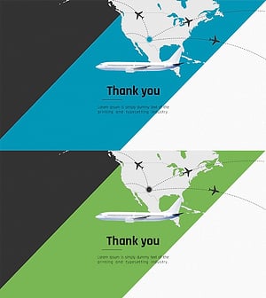 Around the World Travel End Page Template