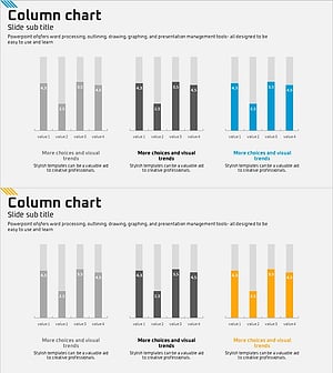 경쟁사 분석 막대 그래프 – 시장 통찰력 강화