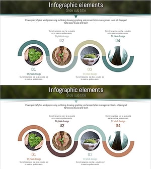 Eco-friendly Process Connected Diagram – Marketing Strategy