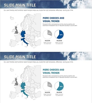 유럽 국가별 시장점유율 분석 파이차트 – 시장 분석을 위한 통찰