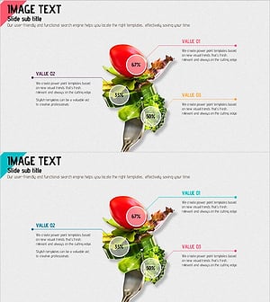 다이어트 식단 성분 PPT 슬라이드 – 건강과 변화를 담다