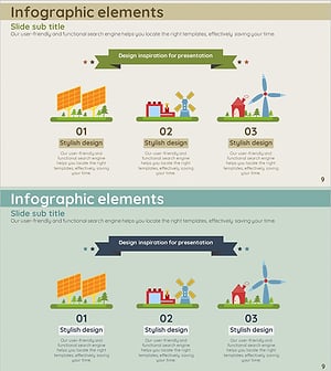에너지 절약 단계별 일정계획 일러스트