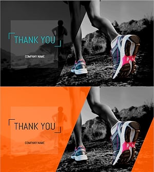 운동 사선템플릿 – 동기부여를 주는 커버 슬라이드