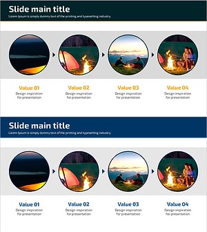 캠핑 프로그램 진행 단계 – 사업 추진 전략의 선형 흐름