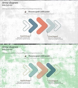선형 화살표 일정계획 – 사업 추진 전략의 명확한 흐름