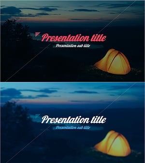 힐링 여행 와이드 템플릿 표지