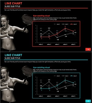 프로 테니스 관중 수 추이를 시각화한 라인 차트 – 성과와 경쟁 우위