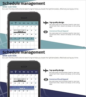 여행 어플 사업 추진 일정계획표 목업 – 효율적인 스케줄 관리