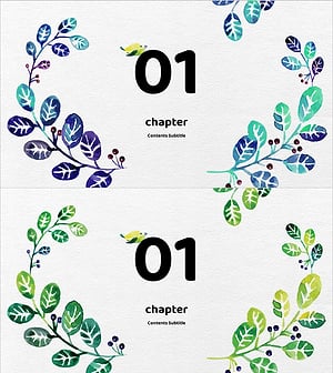 Watercolor Illustration Template – Creative Presentation
