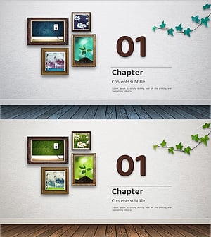 친환경 보호 프로젝트 템플릿 – 간지 (Eco-friendly Conservation Project Template - Section Slide)