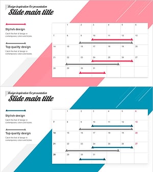 Stylish Calendar Management Slide – High-Quality Visuals Provided
