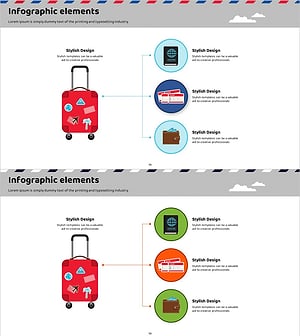 여행 상품 생산계획 일러스트 – 효과적인 데이터 시각화