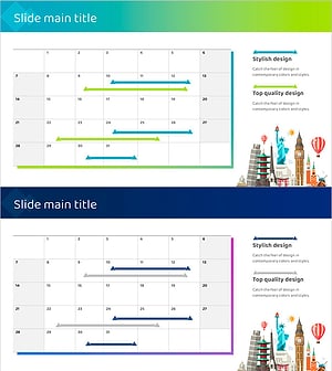 Blue Gradient Itinerary – Efficient Business Management