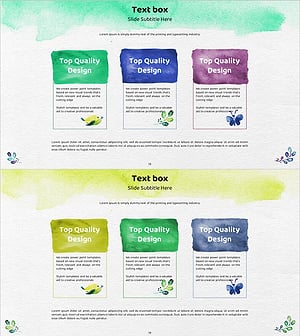 수채화 마케팅목표 다이어그램