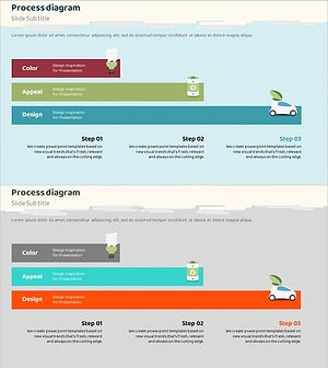 친환경 에코 사업 추진방향 블루 그레이 슬라이드