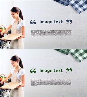 레시피 템플릿 메시지 – 프로그램 소개 아웃트로