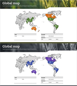 국가별 친환경 농업 분포도 조사