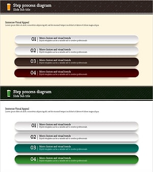 단계별 프로세스를 시각화한 슬라이드