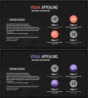 협력과 싸움을 주제로 한 프레젠테이션 슬라이드