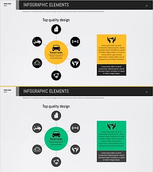 자동차 인포그래픽 다이어그램 – 비주얼 트렌드 소개