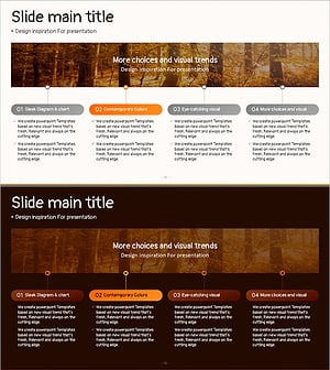 Autumn Step Diagram – Perfect Template for Business Management Plans