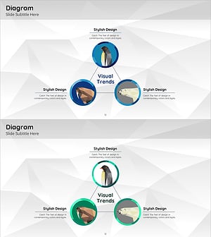 북극 사업비전 다이어그램 – 블루 그린