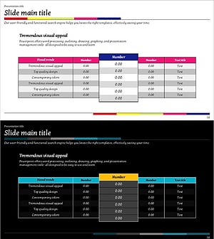 Table Highlight Slide – Visualizing Business Strategy