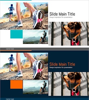 운동 현장 기록 슬라이드 – 활동과 성공