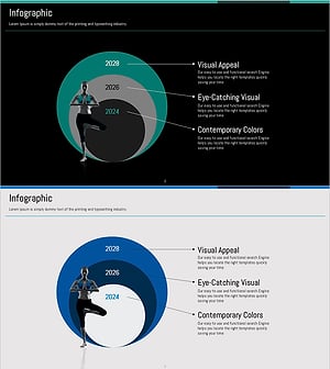 시장 점유율 분석 다이어그램 - 시각적 매력을 더하다