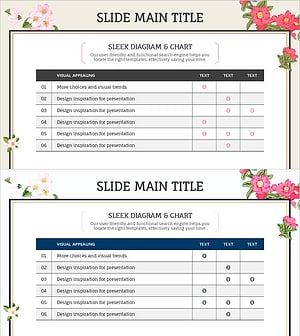 꽃 와이드 PPT 체크리스트 – 시각적 흐름을 담다