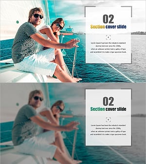 프레임 템플릿 간지02 – 섹션 커버 슬라이드