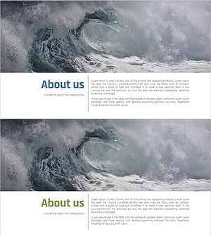 Wave Wide Template for Company Overview – Infusing Professionalism and Trust