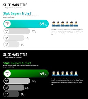 소비자 수요 조사를 시각적으로 표현한 슬라이드