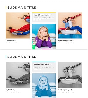 창의적 전략 페이지 – 비전과 핵심가치를 담은 디자인