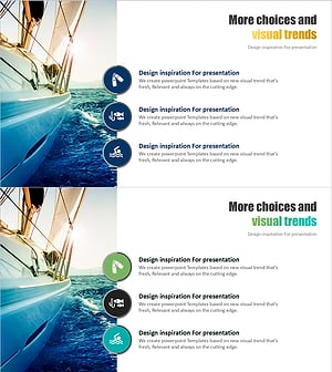 수상레저 프로그램 슬라이드 템플릿 – 물놀이의 즐거움