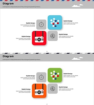 여행사 서비스 구성방안 일러스트 아이콘