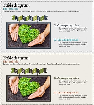 사업 소개 다이어그램 – 비전과 전략 제시