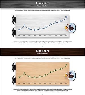 혼밥 추세를 시각화한 선형 그래프 슬라이드