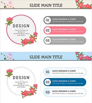 꽃 와이드 피피티 구성내용 – 다양한 서비스 및 수행계획