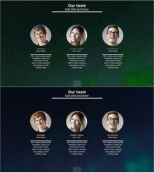 오로라 캠핑 대표자 소개 슬라이드