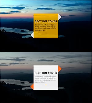 Section Cover Slide Design – Clear Communication
