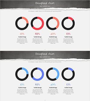 Red Purple Donut Chart – Visualized Data
